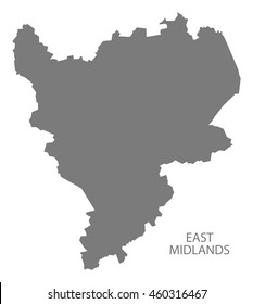 Map Of East Midlands East Midlands Map Images, Stock Photos & Vectors | Shutterstock