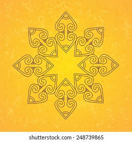 East ornament. 