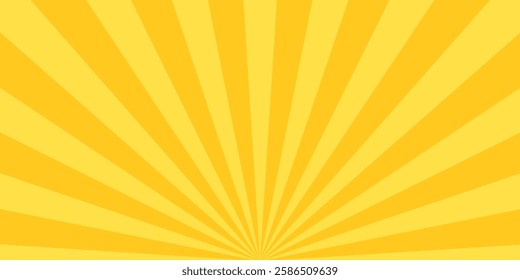 East Rising Sun, yellow sunbeam light background