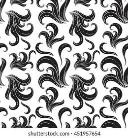 east sea curls pattern seamless vector