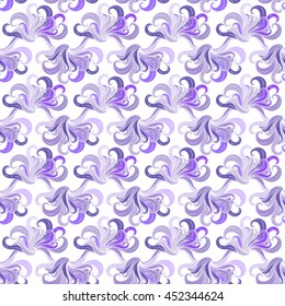 east sea curls pattern seamless vector