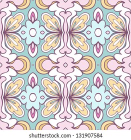 east seamless pattern vector background
