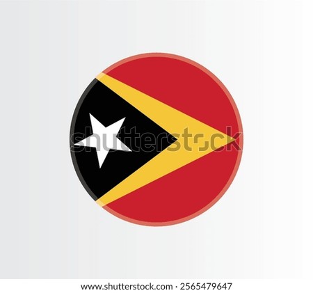 East Timor country flag concept with grunge design suitable for a logo icon design	