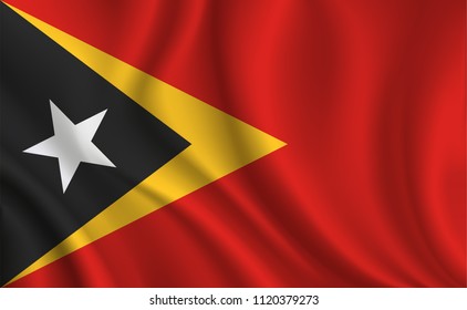 East Timor Flag background