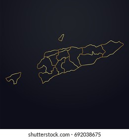 east Timor map