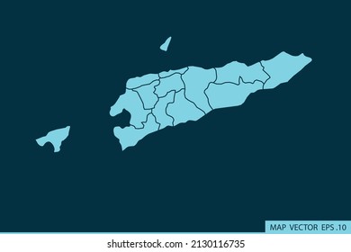 East Timor map ,Abstract mash line and point scales on dark background for your web site design map logo, app, ui ,Travel. Vector illustration eps 10.