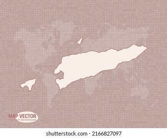 East Timor map of abstract modern vector design illustration.