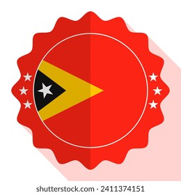 East Timor quality emblem, label, sign, button. Vector illustration.
