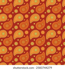 East vintage and spa swirling. Vibrant art of paisley floral. Trendy rug and flat design contrast. Event damask to symmetry beauty.