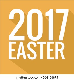 Easter 2017  Vector EPS 10