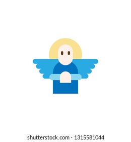 Easter, angel icon. Element of color easter illustration. Premium quality graphic design icon. Signs and symbols collection icon for websites, web design