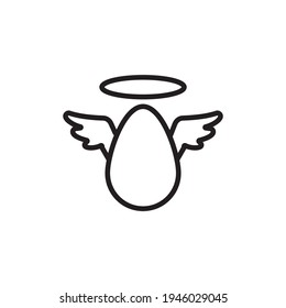 Easter Angle icon in vector. Logotype