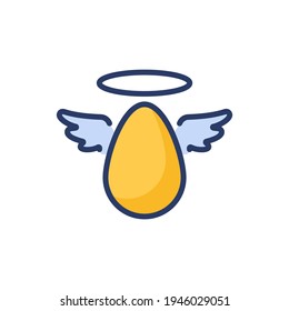 Easter Angle icon in vector. Logotype