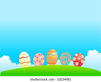 easter background abstract vector illustration