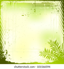 Easter background with butterfly.