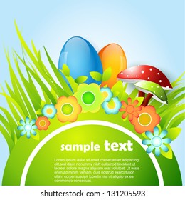 easter background design vector illustration