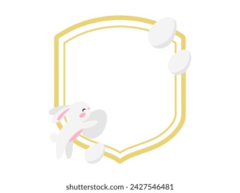 Easter Background Eggs Bunny Illustration