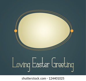 Easter background, Loving Easter Greeting