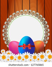 Easter background with place for text