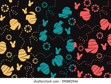 Easter Background theme,Kids theme,vector EPS10