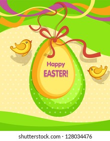 Easter background vector