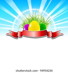 Easter background. Vector