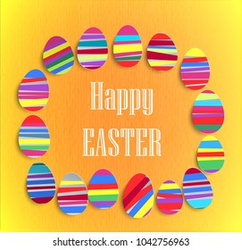 Easter background. Vector illustration