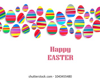 Easter background. Vector illustration
