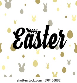 Easter background Vector illustration.