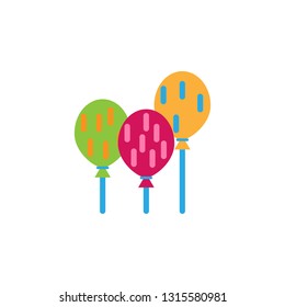 Easter, balloons icon. Element of color easter illustration. Premium quality graphic design icon. Signs and symbols collection icon for websites, web design