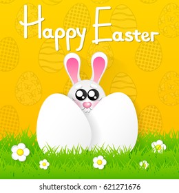 Easter banner background. 