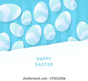 Easter banner,poster,flyer or template for your design.Vector illustration.Eps 10