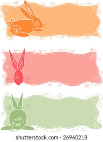 Easter Banners More Easter vectors in Portfolio