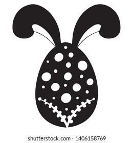 Easter Bannies egg decoration for T-shirt