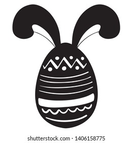Easter Bannies egg decoration for T-shirt