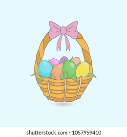 Easter Basket Illustration