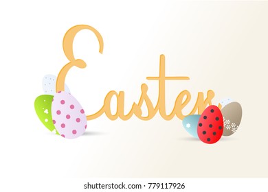 Easter. beautiful background. vector illustration.