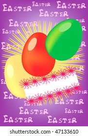 easter bg violet