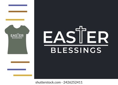 Easter blessing t shirt design