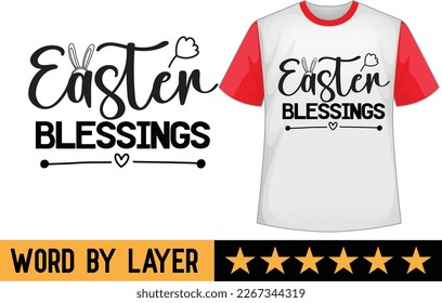 Easter Blessings svg t shirt design