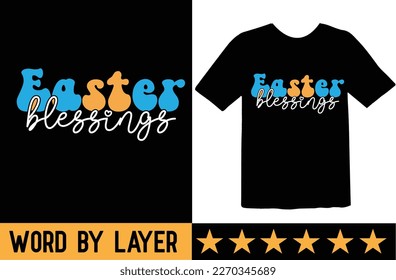 Easter Blessings svg t shirt design