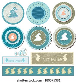 Easter Blue Vintage Set