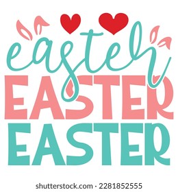 Easter Boho Retro Style Happy Easter SVG And T-shirt Design, Easter SVG Quotes Design t shirt design, Vector EPS Editable Files, can you download this Design Bundle