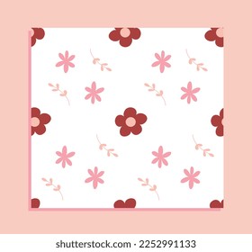Easter boho seamless patterns. Repeating design element for printing on wrapping paper. Plants, symbol of autumn season. Holiday and festival. Traditions and religion. Cartoon flat vector illustration
