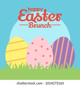 Easter brunch illustration