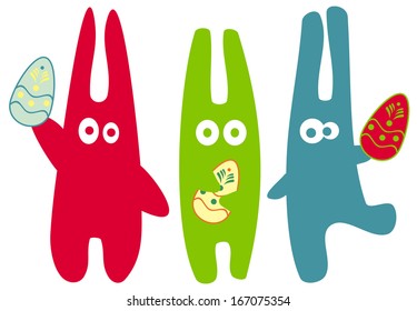 Easter bunnies