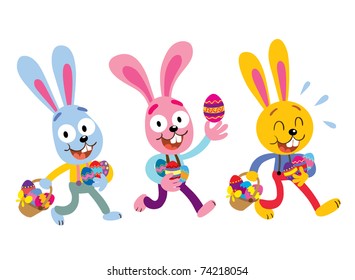Easter bunnies