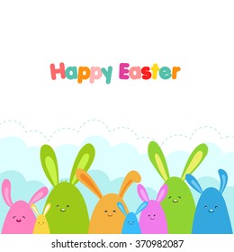 Easter Bunnies Card