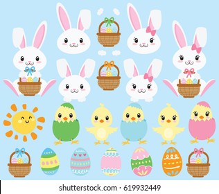 Easter Bunnies and Chicks