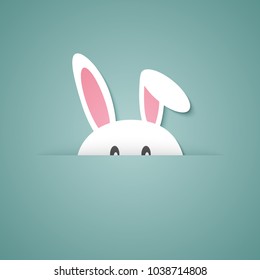 Easter bunny card